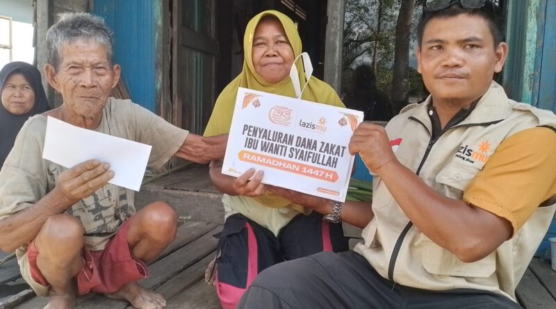 Amanah Muzakki Wanti Syaifullah , Lazismu Salurkan Langsung ke Rumah Mustahik
